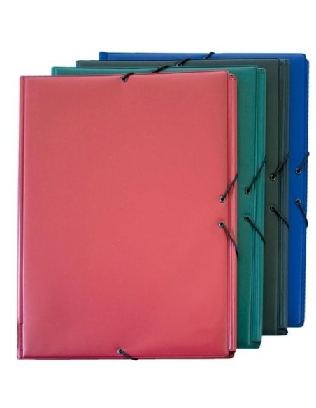 CARP. GOMAS GRAFOPLAS PVC C/SOLAPAS Fº BURDEOS